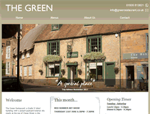 Tablet Screenshot of greenrestaurant.co.uk